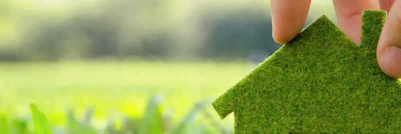Little house made out of greenery