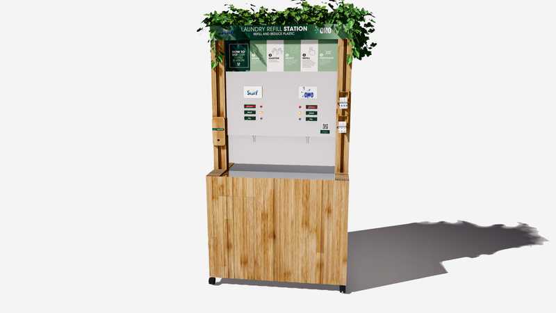 OMO and Surf refill station