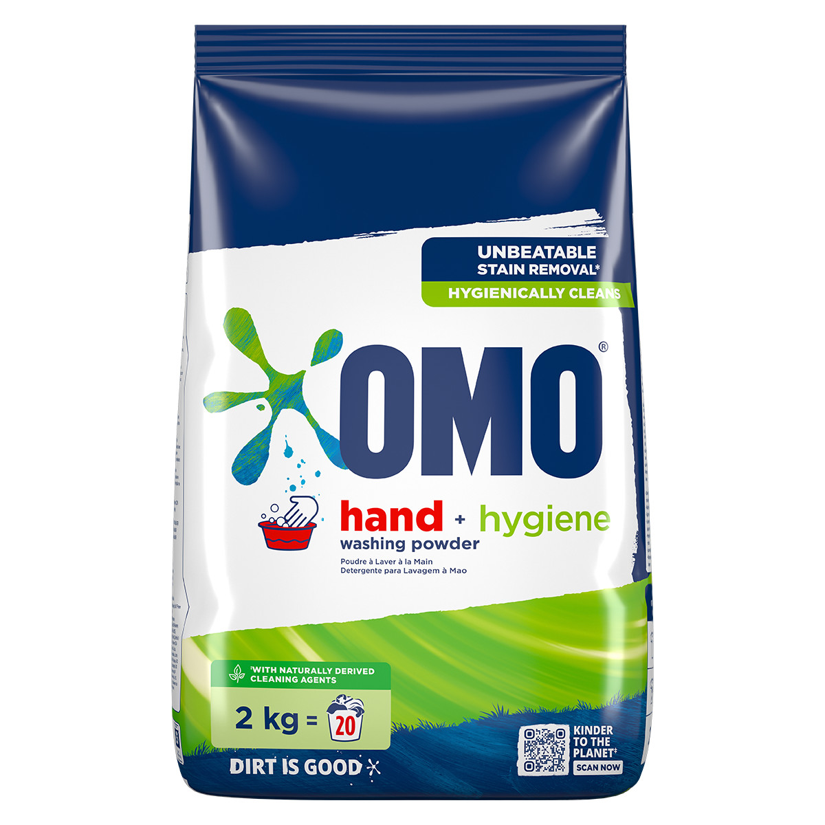 OMO + Hygiene hand washing powder