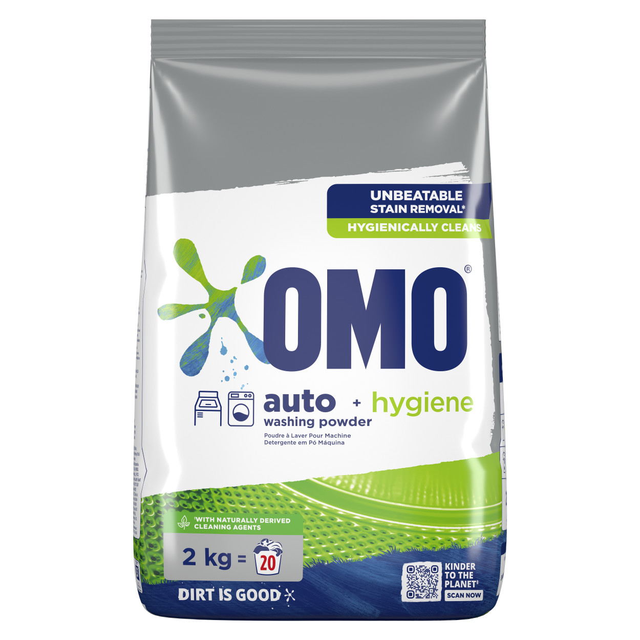 OMO + Hygiene hand washing powder