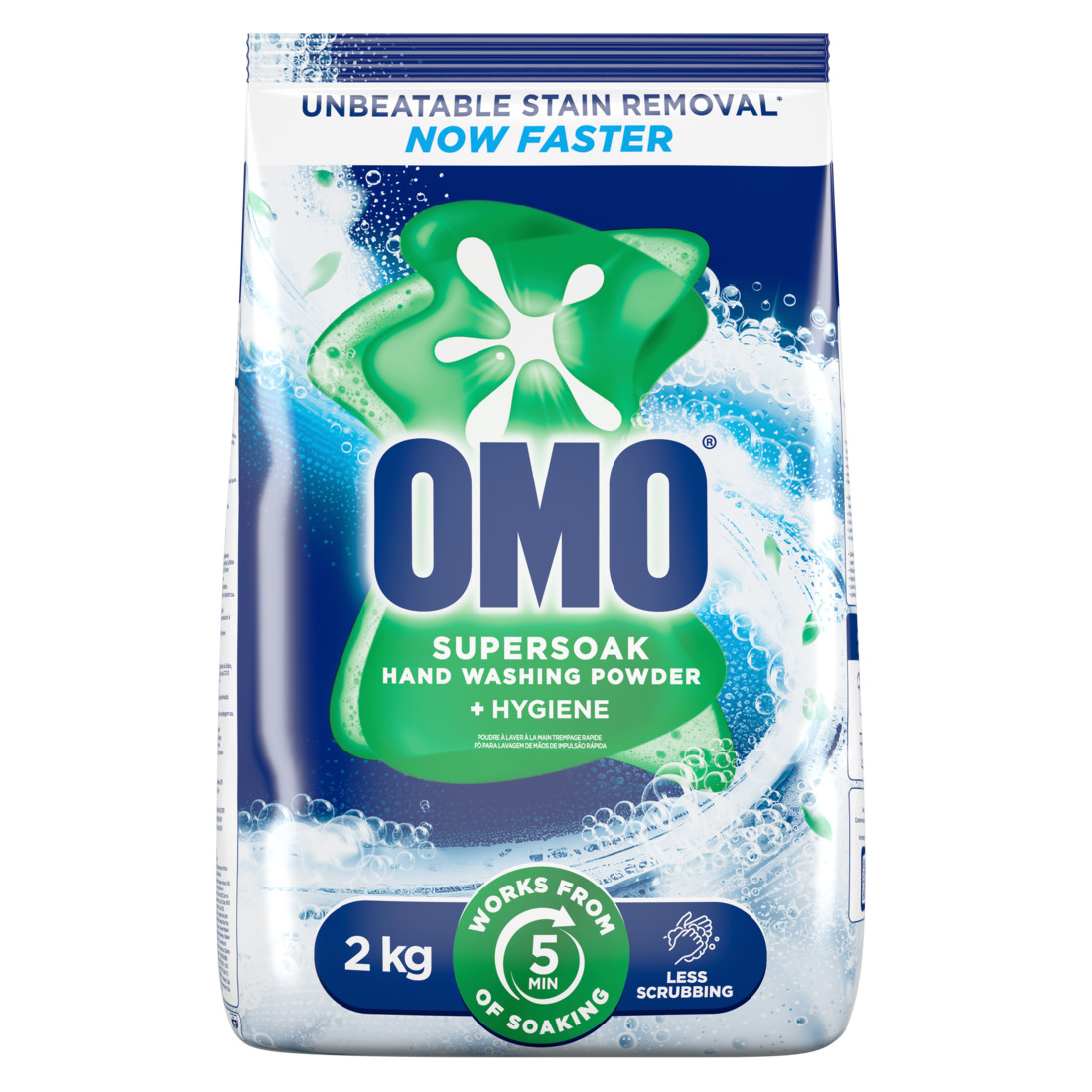 OMO + Hygiene hand washing powder