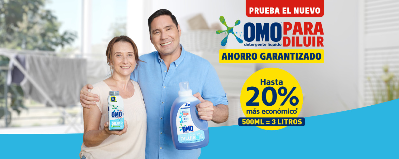 Conoce el nuevo OMO para diluir y A-HO-RRA-TE hasta un 20% porque es más económico