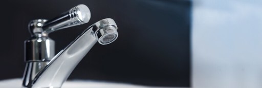 close-up shot of a clean tap
