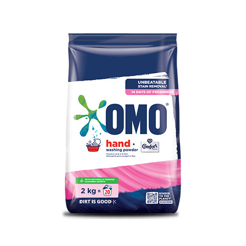 OMO Hand Wash Powder with a Touch of Comfort