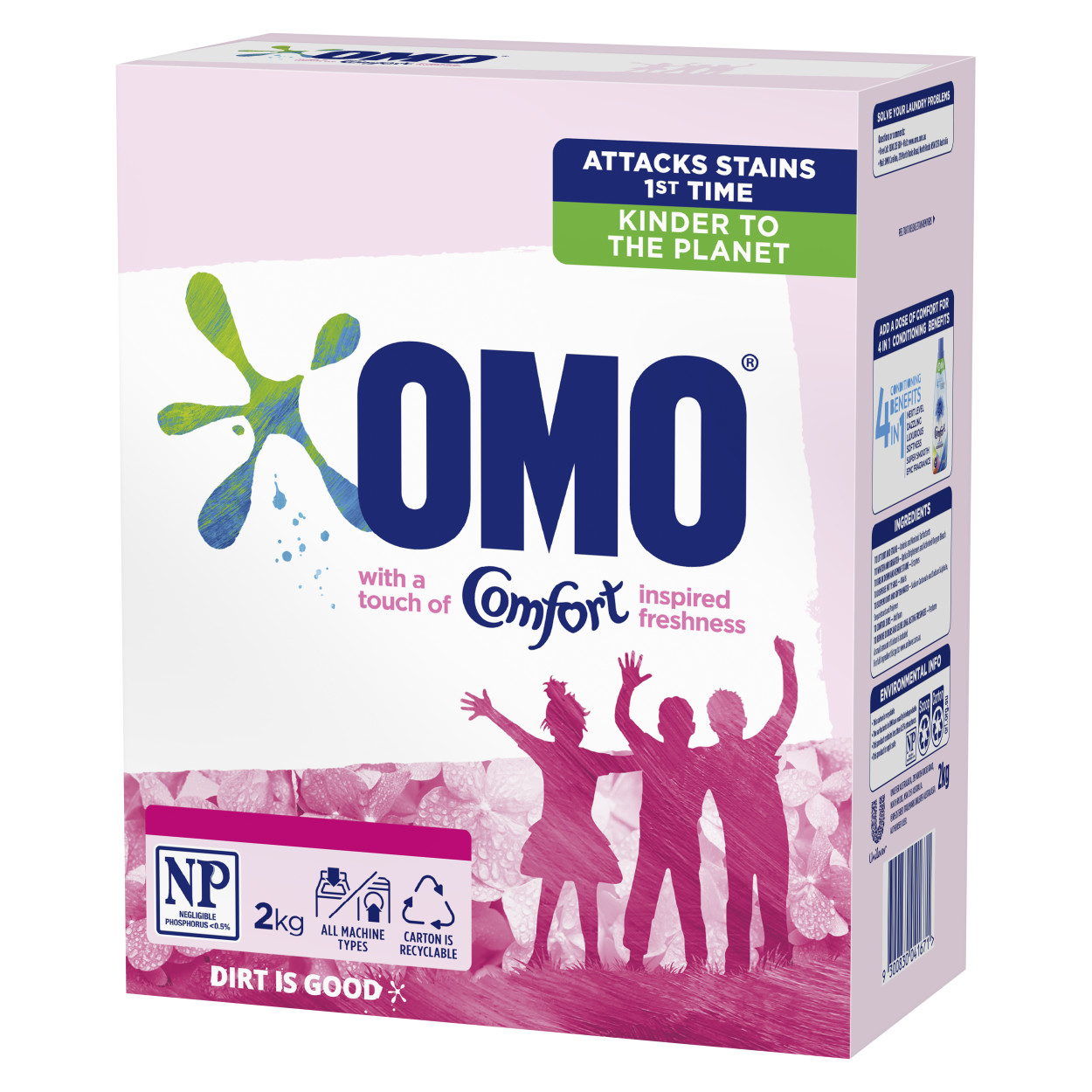 Omo with a Touch of Comfort Powder pack shot