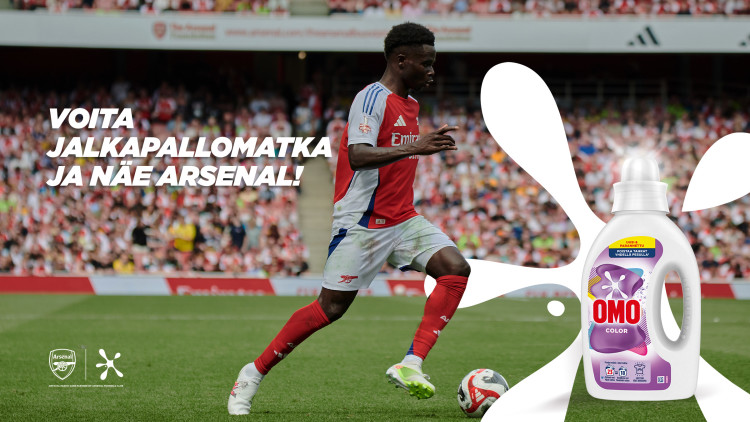 Arsenal Omo Finland competition banner image