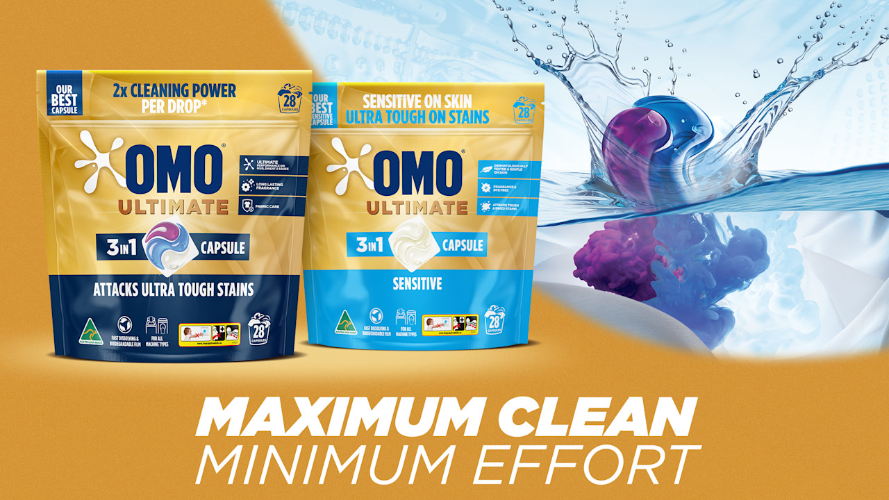 OMO Official Laundry Partner AFL banner
