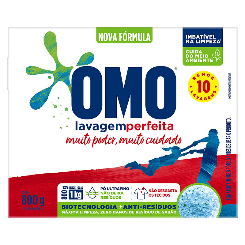 Sabão em Pó OMO Lavagem Perfeita