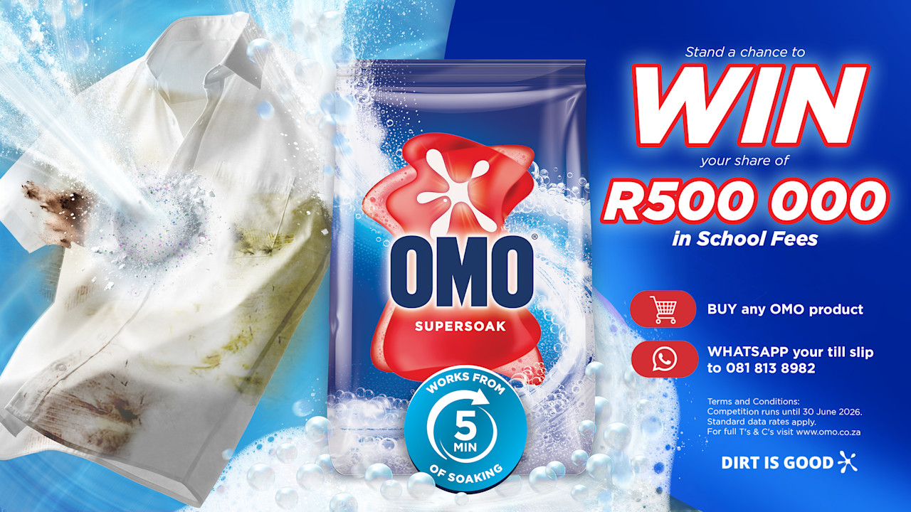 Qina Ndoda You're Unbeatable with Omo
Get the Ultimate Men's and personal care pack