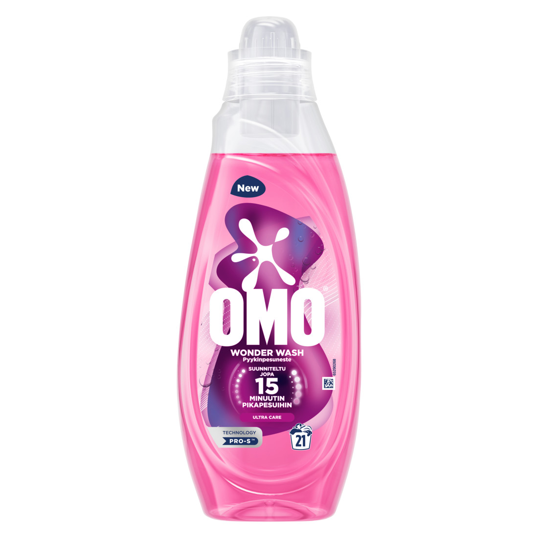 Uusi Omo Wonder Wash Ultra Clean pyykinpesuneste packshot