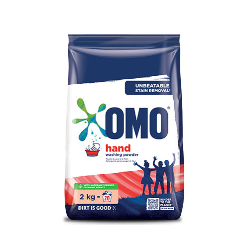 Omo Hand Washing Powder Detergent 2kg, Washing Powder, Laundry Detergent  & Fabric Softener, Cleaning, Household