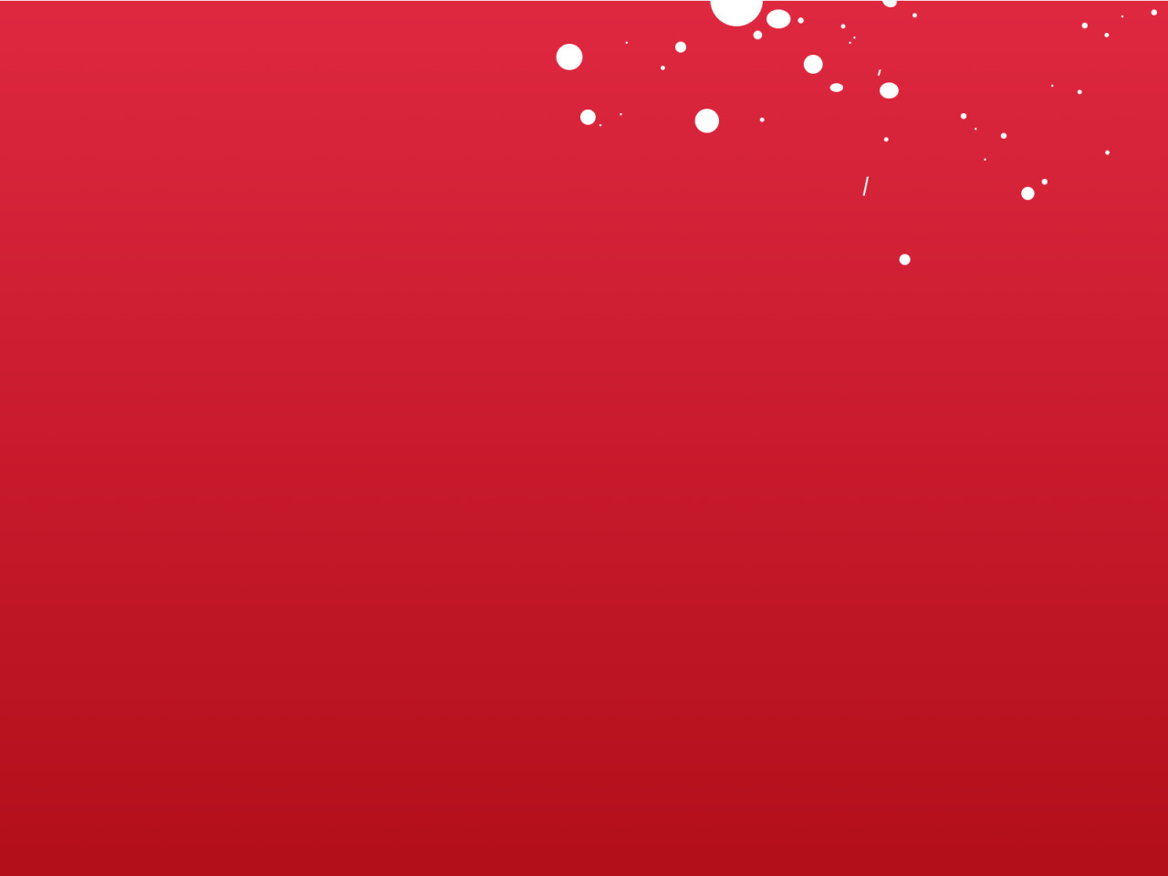 Fundo vermelho com indicadores brancos