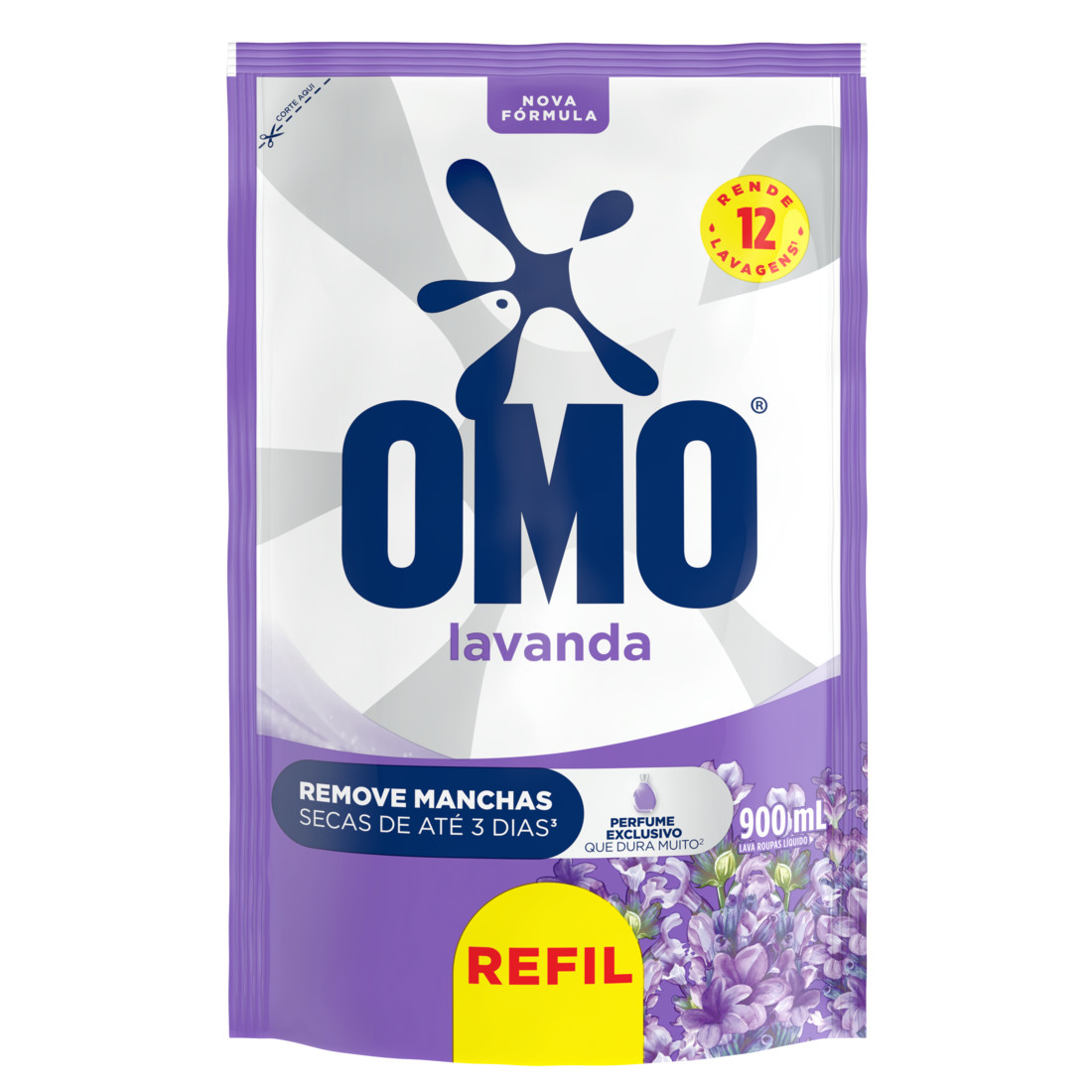 Refil de Sabão Líquido OMO Lavanda
