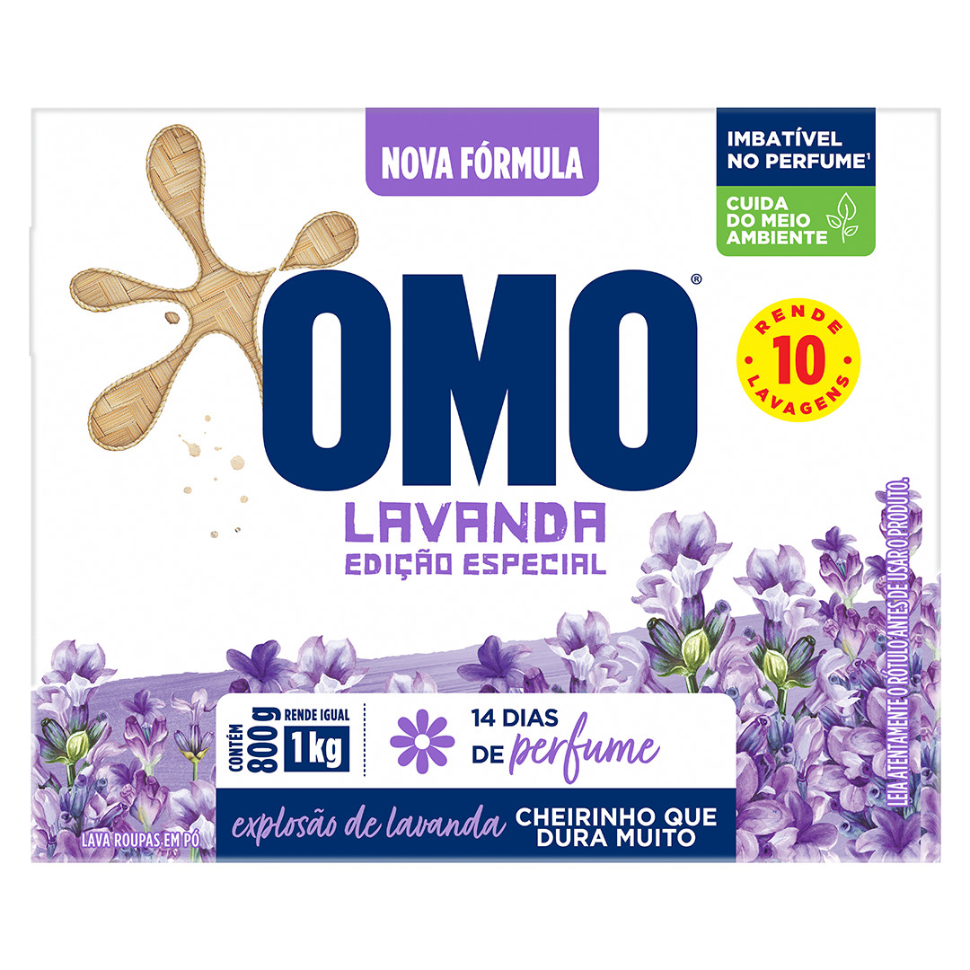 Sabão em Pó OMO Lavanda