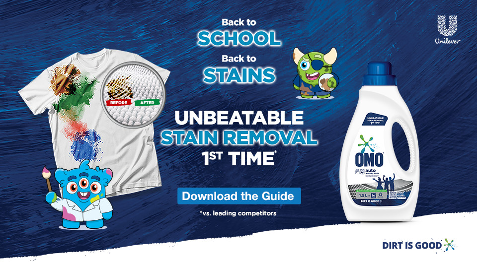 back to school, back to stains. Unbeatable stain removal first time. Download the guide. 