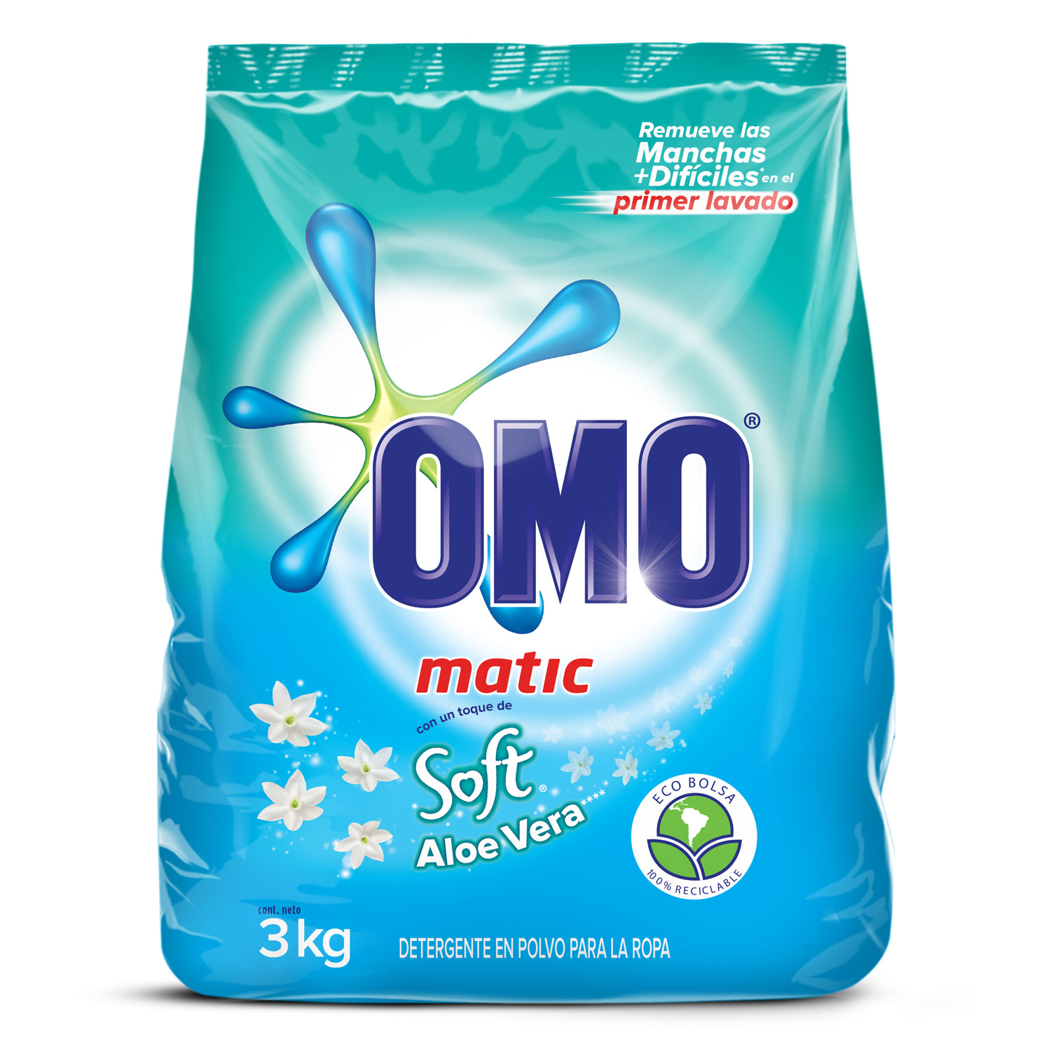OMO ALOE POLVO paquete