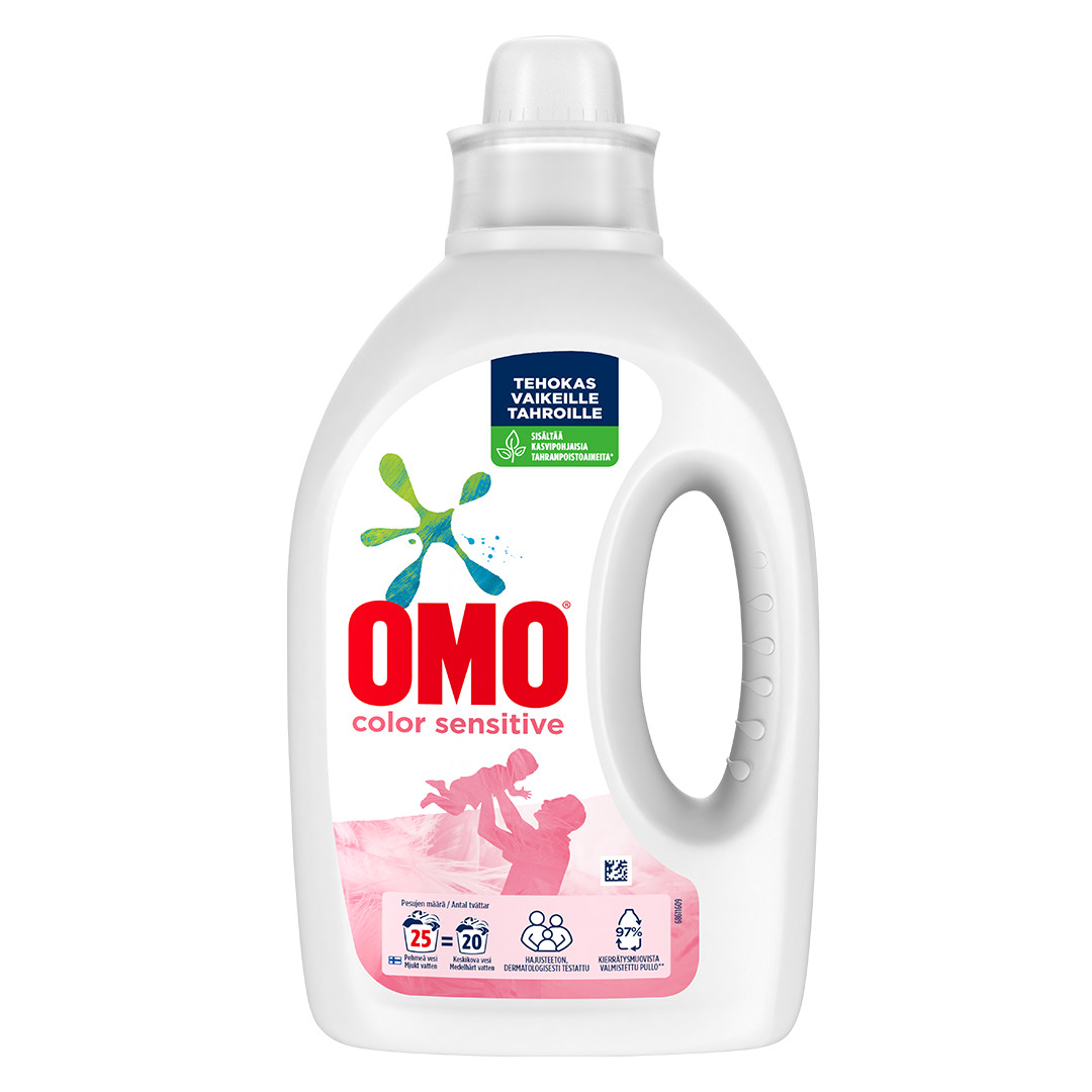 Omo Color Sensitive pyykinpesuneste pakkauskuva