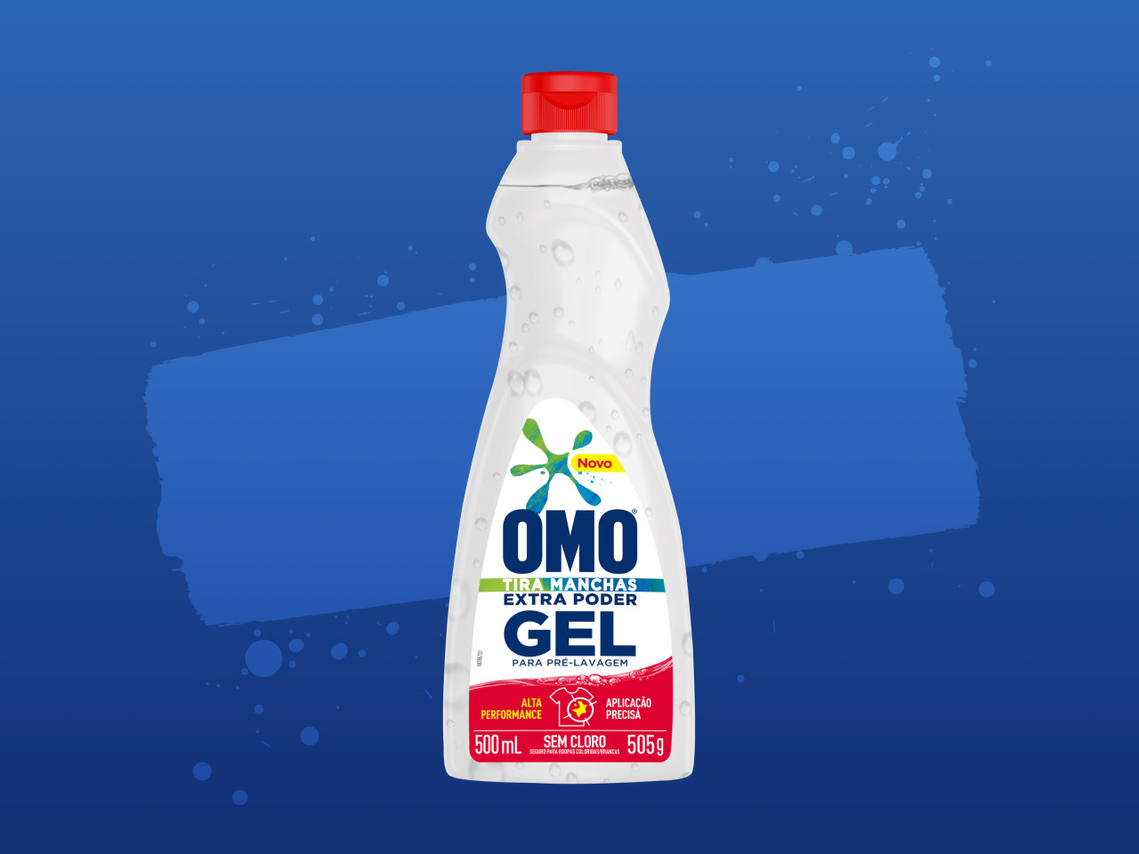 Tira Manchas OMO Extra Poder Gel para Pré Lavagem banner de produto