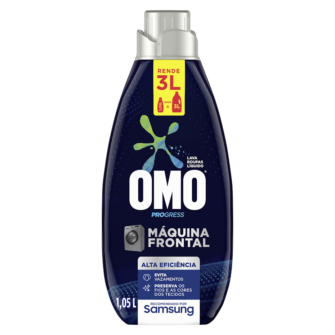 Sabão Líquido OMO Progress Máquina Frontal