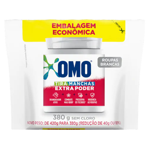 Tira Manchas OMO Extra Poder Roupas Brancas Pó Refil