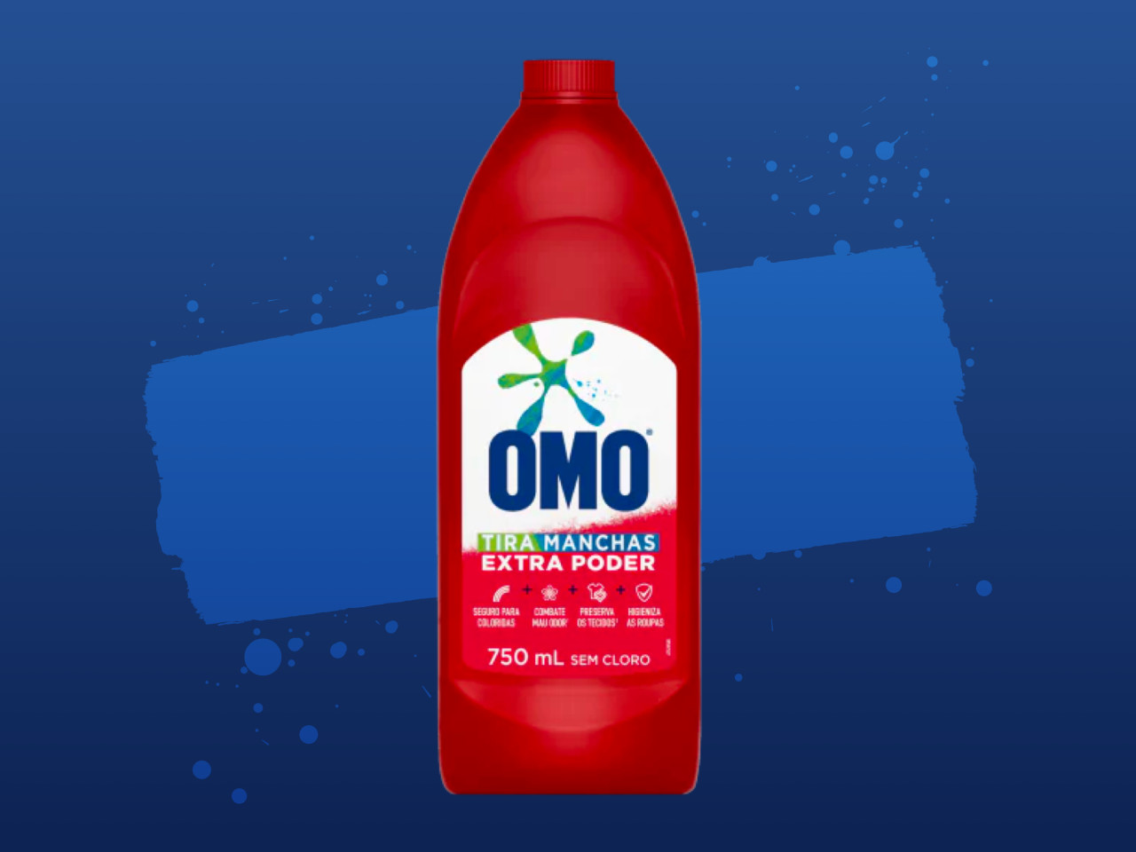Tira Manchas OMO Extra Poder Roupas Coloridas Líquido banner de produto