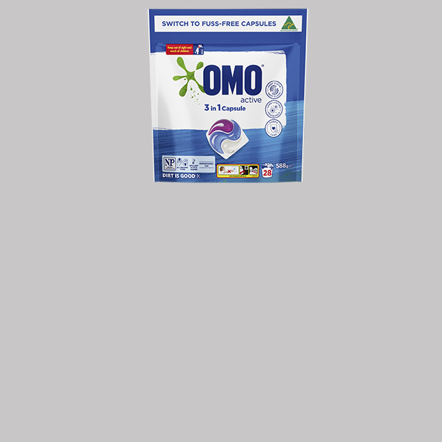 Picture of some OMO capsules