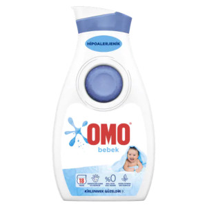 Omo Bebek Sıvı Deterjan paket atış