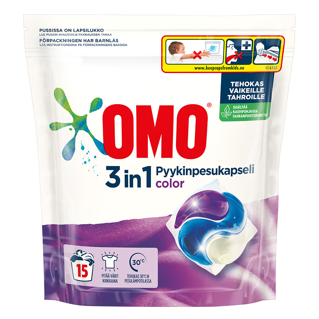 Omo Color pyykinpesukapselit pakkauskuva