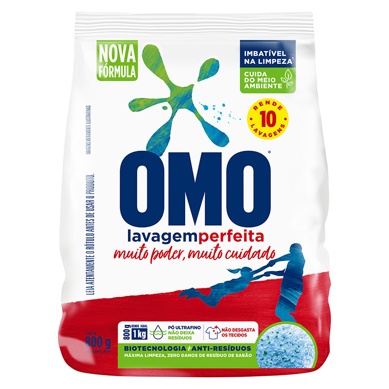 Sabão em Pó OMO Lavagem Perfeita OMO Sabão em Pó OMO Lavagem Perfeita OMO