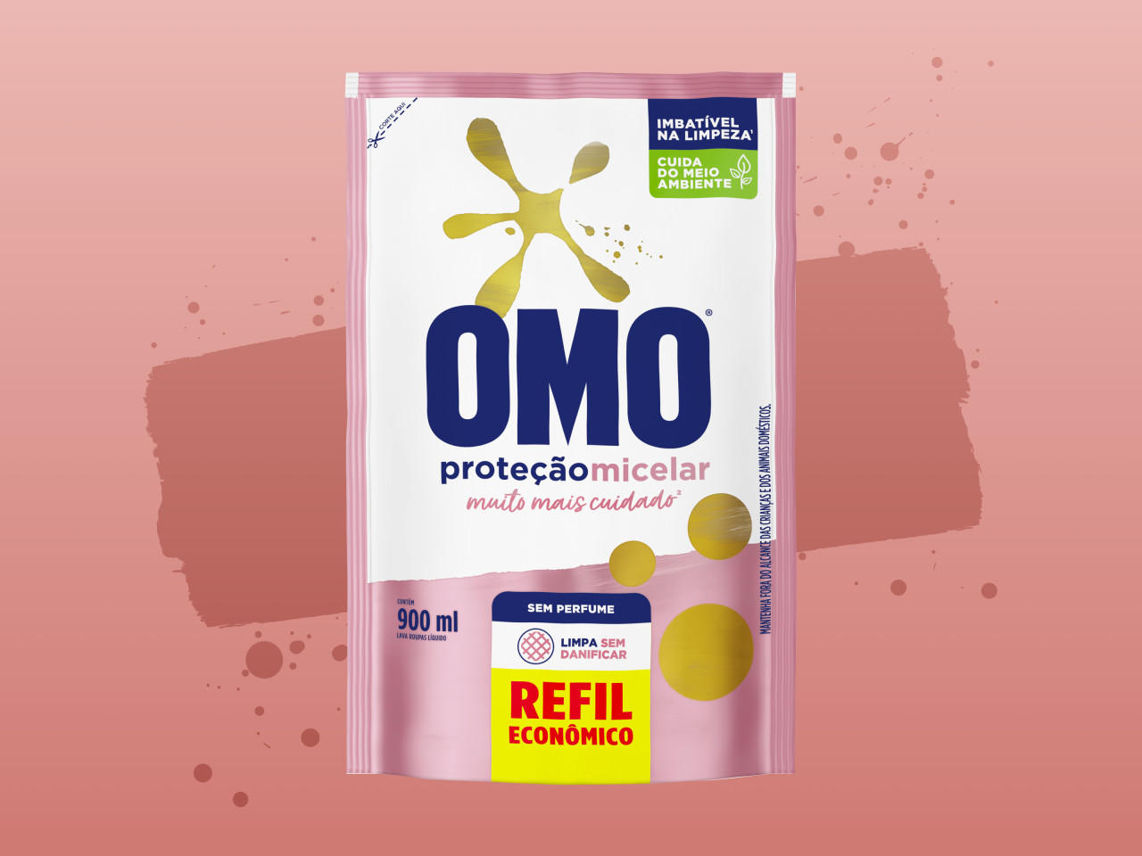 Sabão Líquido OMO Proteção Micelar banner de produto