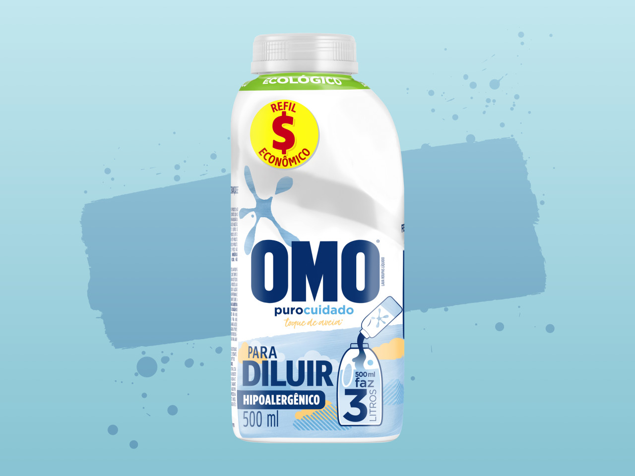 OMO Puro cuidado para Diluir banner de produto
