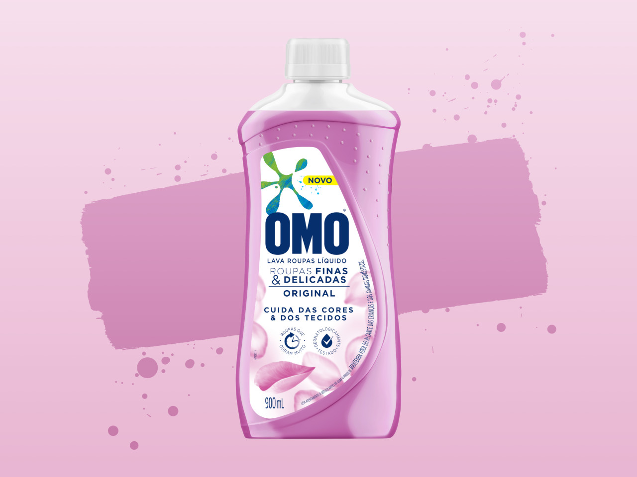 Sabão Líquido OMO Roupas Finas e Delicadas Original banner de produto
