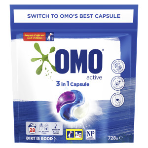 OMO 3in1 Active Capsules packshot