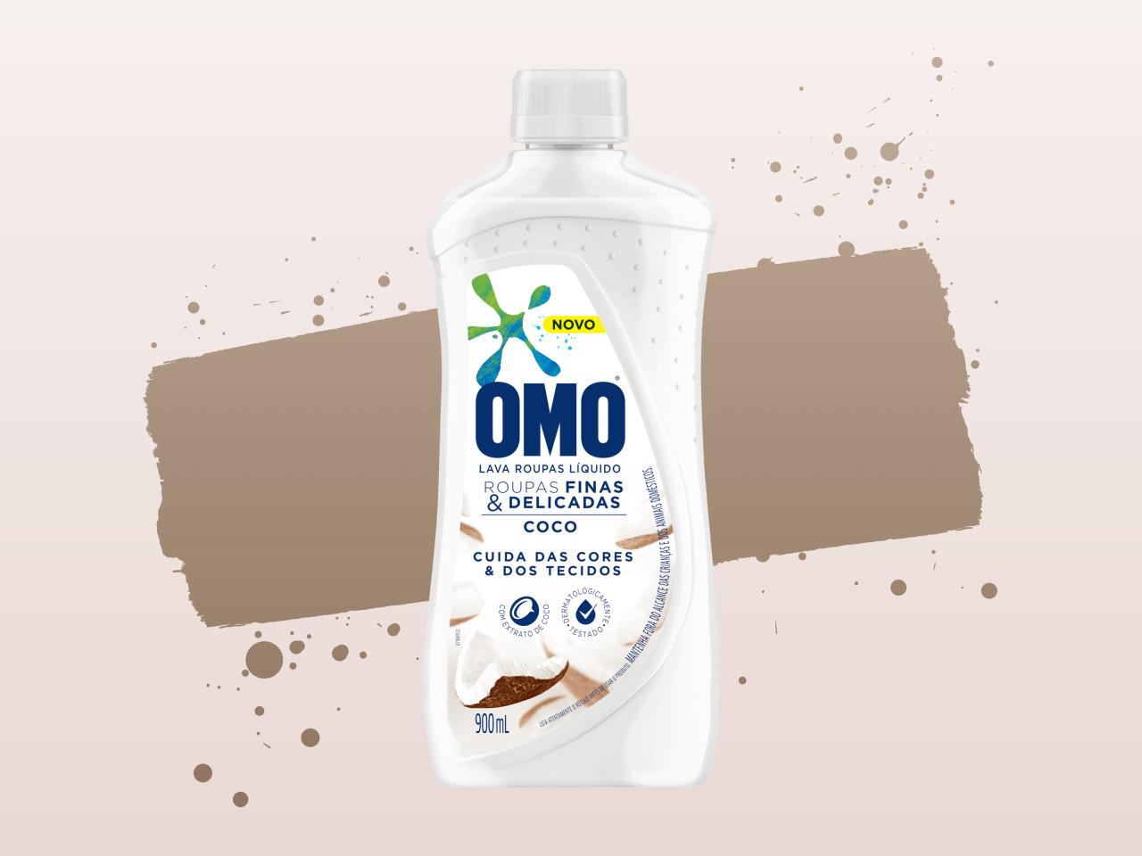 Sabão Líquido OMO Roupas Finas e Delicadas Coco banner de produto